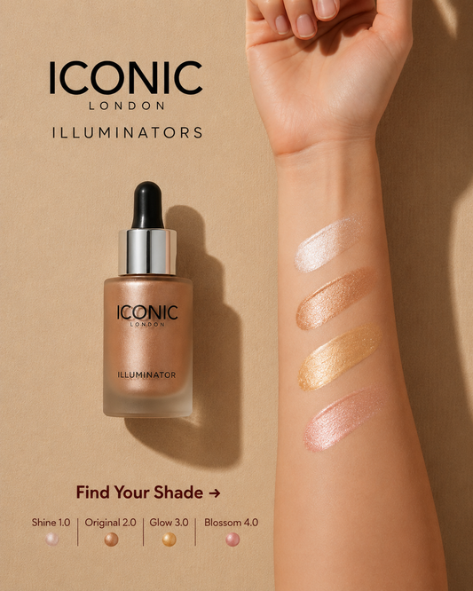ICONIC LONDON Illuminator | Liquid Highlighting Drops for a Radiant Glow – Cruelty-Free, Vegan Makeup