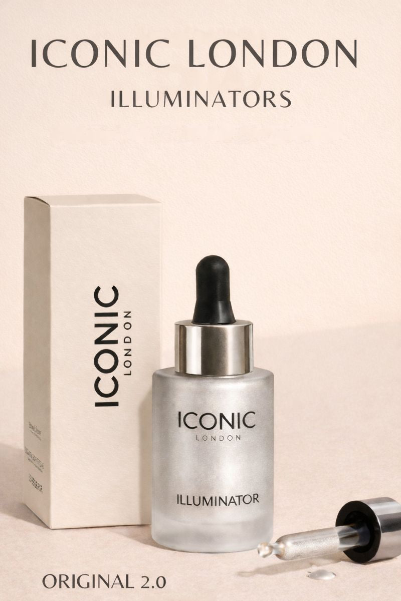 ICONIC LONDON Illuminator | Liquid Highlighting Drops for a Radiant Glow – Cruelty-Free, Vegan Makeup