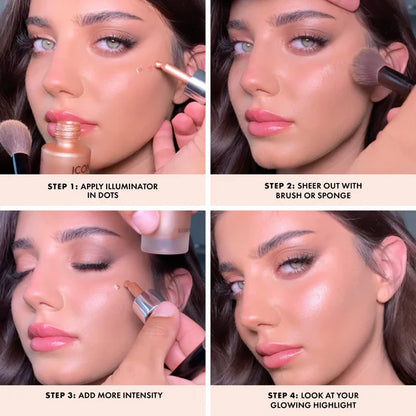 ICONIC LONDON Illuminator | Liquid Highlighting Drops for a Radiant Glow – Cruelty-Free, Vegan Makeup