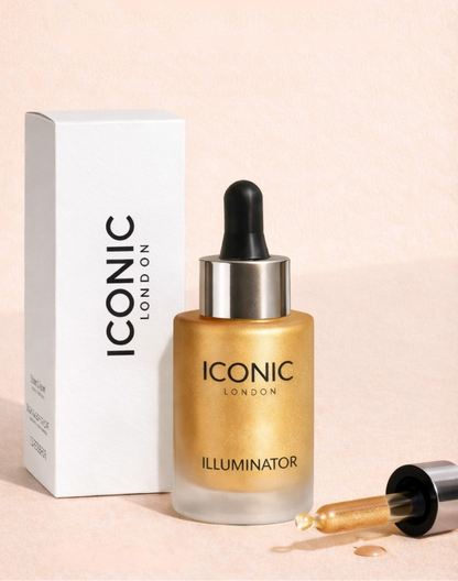 ICONIC LONDON Illuminator | Liquid Highlighting Drops for a Radiant Glow – Cruelty-Free, Vegan Makeup