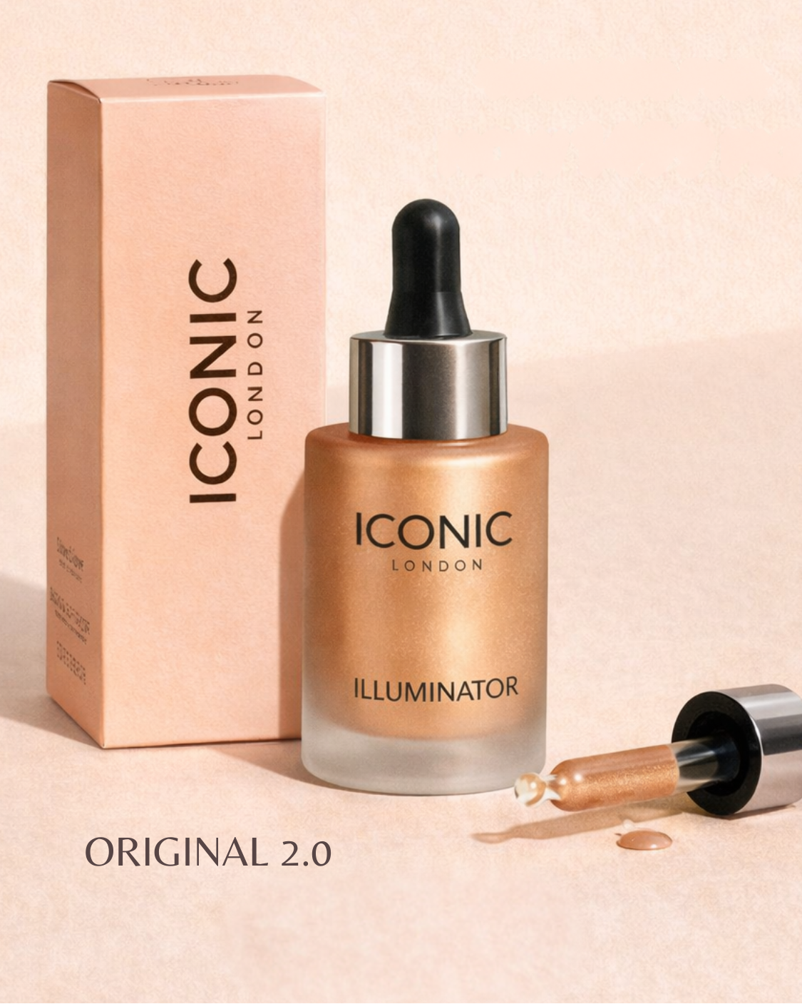 ICONIC LONDON Illuminator | Liquid Highlighting Drops for a Radiant Glow – Cruelty-Free, Vegan Makeup