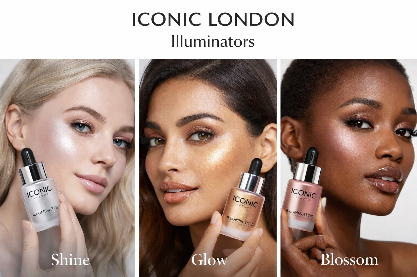 ICONIC LONDON Illuminator | Liquid Highlighting Drops for a Radiant Glow – Cruelty-Free, Vegan Makeup