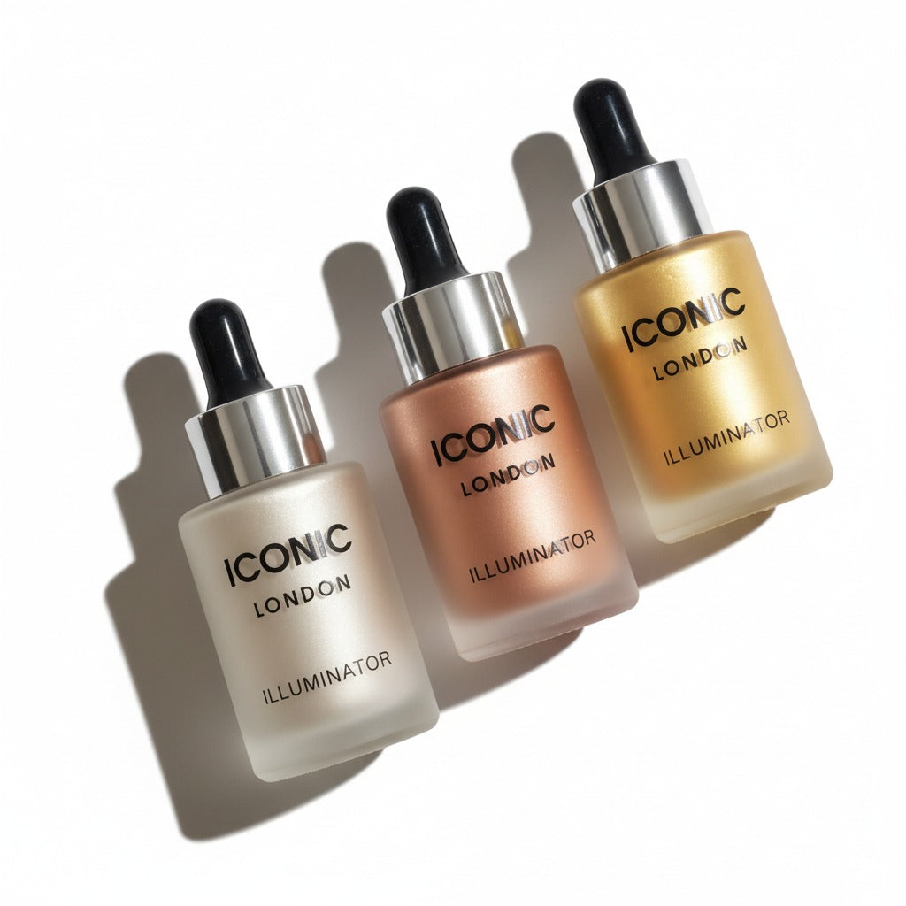 ICONIC LONDON Illuminator | Liquid Highlighting Drops for a Radiant Glow – Cruelty-Free, Vegan Makeup